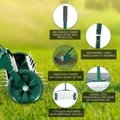 18 in. Rolling Lawn Aerator with Fender for Garden by ANGELES HOME 19 18 in. Rolling Lawn Aerator with Fender for Garden by ANGELES HOME -GARDEN TOOLS Shop aerators m34 8gt25 76 1000