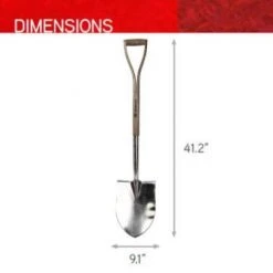 40.5 in. Y-Handle Stainless Steel Round Point Shovel by ALTERRA -GARDEN TOOLS Shop alterra shovels amsy05 1f 1000