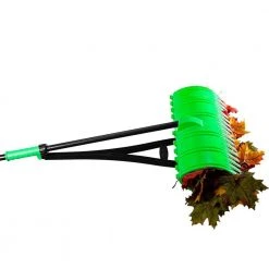 17 in. 3-in-1 Lime Green Ergonomic Pickup Rake with Telescopic Rubber Grip Steel Handle by Amazing Rake -GARDEN TOOLS Shop amazing rake leaf rakes rk 31010 1f 1000
