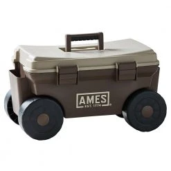 4 cu.ft. Plastic Rolling and Storage Lawn and Garden Cart by Ames