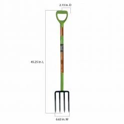 4-Tine Forged Spading Fork by Ames -GARDEN TOOLS Shop ames garden forks 2826200 a0 1000