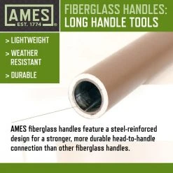 57.5 in. Fiberglass Handle 16-Tine Double Play Bow Rake by Ames 15 57.5 in. Fiberglass Handle 16-Tine Double Play Bow Rake by Ames -GARDEN TOOLS Shop ames landscaping rakes 28252100 66 1000
