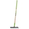 48 in. Wood Handle 7-Tine Floral Level Rake by Ames 2 48 in. Wood Handle 7-Tine Floral Level Rake by Ames -GARDEN TOOLS Shop ames landscaping rakes 2916200 64 1000
