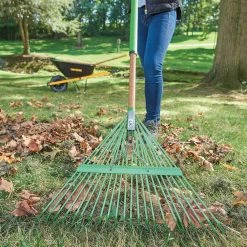 54 in. 22-Tine Hardwood/Steel Handle Steel Leaf Rake by Ames -GARDEN TOOLS Shop ames leaf rakes 20201033 40 1000