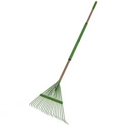54 in. 22-Tine Hardwood/Steel Handle Steel Leaf Rake by Ames -GARDEN TOOLS Shop ames leaf rakes 20201033 c3 1000