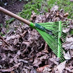 54 in. Wood Handle 22-Tine Steel Leaf Rake by Ames -GARDEN TOOLS Shop ames leaf rakes 2915600 31 1000