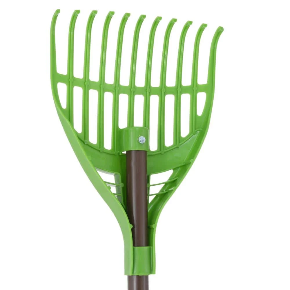 60 in. handle Collector 8 in. Poly Shrub Rake by Ames 5 60 in. handle Collector 8 in. Poly Shrub Rake by Ames - Image 3