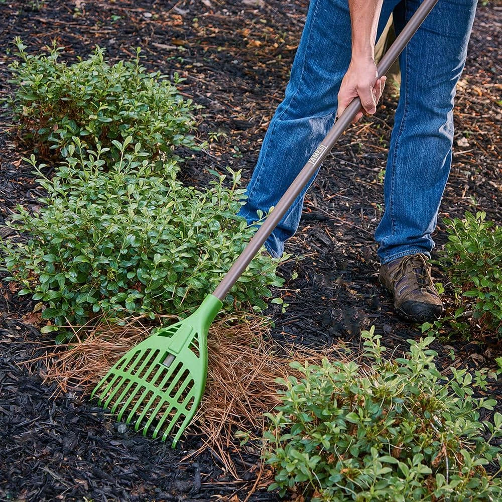 60 in. handle Collector 8 in. Poly Shrub Rake by Ames 4 60 in. handle Collector 8 in. Poly Shrub Rake by Ames - Image 2