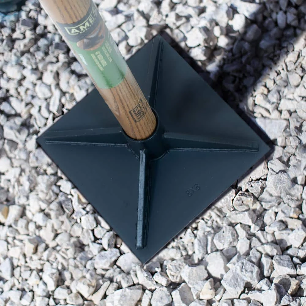 48 in. Handle 8 in. x 8 in. Steel Tamper by Ames 5 48 in. Handle 8 in. x 8 in. Steel Tamper by Ames - Image 3