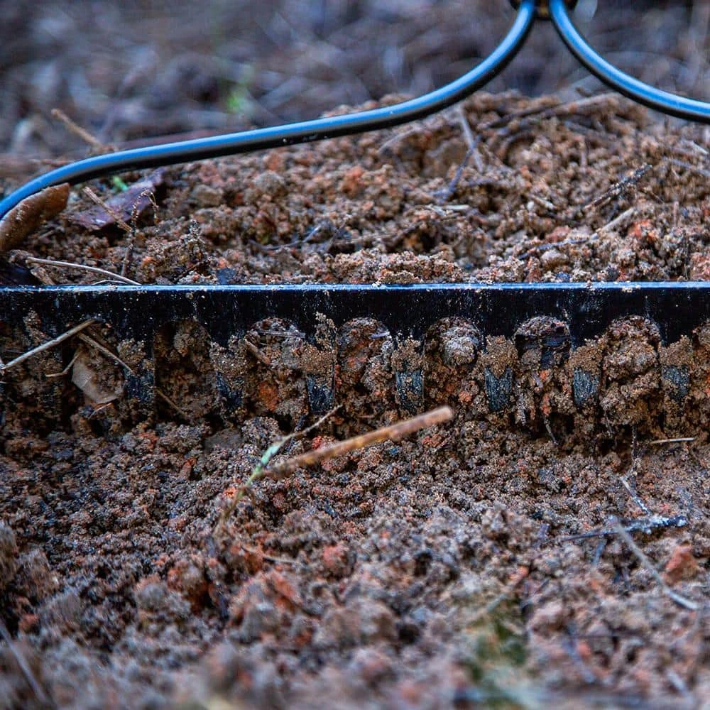 51 in. Wood Handle Steel 14-Tine Bow Rake by Anvil 12 51 in. Wood Handle Steel 14-Tine Bow Rake by Anvil - Image 10