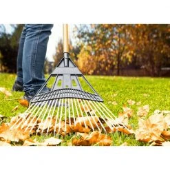 47 in. L Wood Handle 20 in. Poly Steel Leaf Rake by Anvil -GARDEN TOOLS Shop anvil leaf rakes 77845 949 44 1000