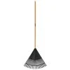 47 in. L Wood Handle 24 in. Poly Leaf Rake by Anvil