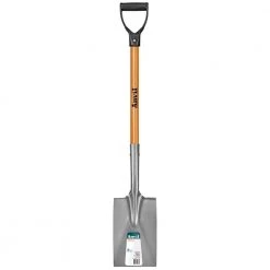 28 in. D-Grip Short Wood Handle Garden Spade by Anvil