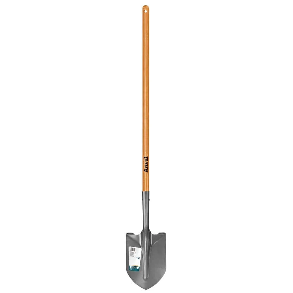 47 in. L Wood Handle Steel Digging Shovel by Anvil 3 47 in. L Wood Handle Steel Digging Shovel by Anvil