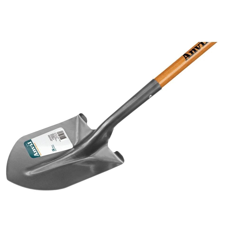 47 in. L Wood Handle Steel Digging Shovel by Anvil 4 47 in. L Wood Handle Steel Digging Shovel by Anvil - Image 2