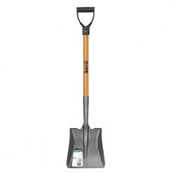 28 in. D-Grip Short Wood Handle Steel Transfer Shovel by Anvil