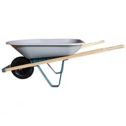 Anvil 4 cu. ft. Poly Wheelbarrow with a Pneumatic Tire