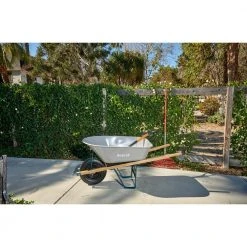 6 cu. ft. Steel Tub Wheelbarrow with Wooden Handles and Pneumatic Tire by Anvil 23 6 cu. ft. Steel Tub Wheelbarrow with Wooden Handles and Pneumatic Tire by Anvil -GARDEN TOOLS Shop anvil wheelbarrows awb1006 44 1000