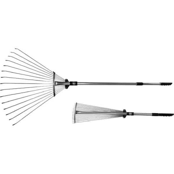 34 in. to 70 in. Steel Head Telescopic Adjustable Fan Rake by BARNEL USA 4 34 in. to 70 in. Steel Head Telescopic Adjustable Fan Rake by BARNEL USA - Image 2