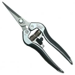 7-1/2 in. Ergonomic Curved-Blade Needlenose Pruning Shears by BARNEL USA