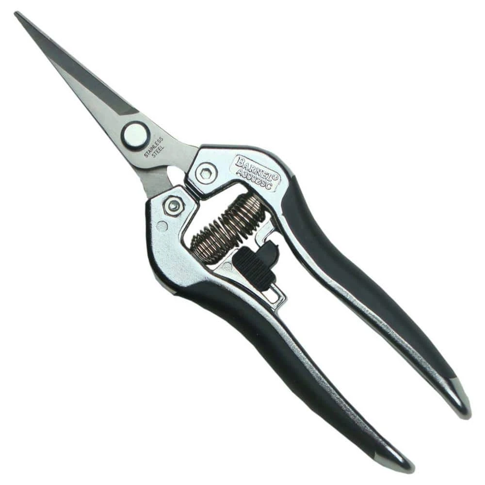 7-1/2 in. Ergonomic Curved-Blade Needlenose Pruning Shears by BARNEL USA 3 7-1/2 in. Ergonomic Curved-Blade Needlenose Pruning Shears by BARNEL USA