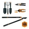 Fiskars 6-Piece Garden Essentials Heavy-Duty Tool Set -GARDEN TOOLS Shop black orange fiskars garden tool sets 1068136 64 1000