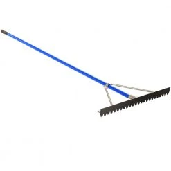 8 ft. Aluminum Handle 36 in. Blunt Tooth Asphalt Lute Rake by Bon Tool