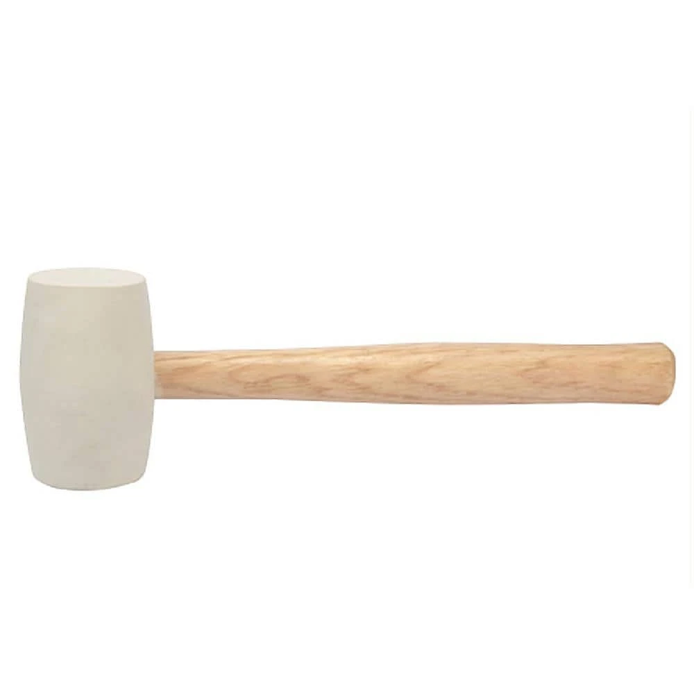 32 oz. Thrifty White Rubber Mallet with 13 in. Wood Handle by Bon Tool 4 32 oz. Thrifty White Rubber Mallet with 13 in. Wood Handle by Bon Tool - Image 2