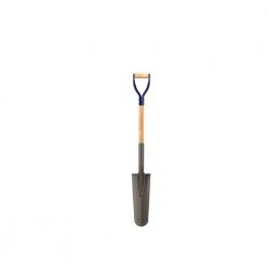 33 in. Wood Handle Contractor Grade Drain Spade by Bon Tool