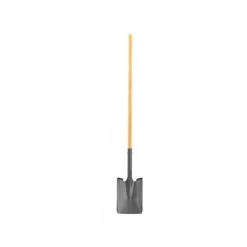 47 in. Wood Handle Closed Back Square Point Shovel by Bon Tool