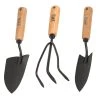 3-Piece Wood Handle Trowel, Cultivator, and Transplanter Garden Tool Set by Ames -GARDEN TOOLS Shop brown ames garden tool sets 2446400 64 1000