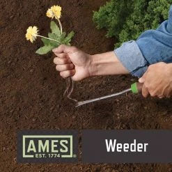 6-Piece Garden Tool Set - Hand Trowel, Hand Weeder, Hand Rake, Hand Transplanter, Hand Scoop and Hand Cultivator by Ames -GARDEN TOOLS Shop brown and green ames garden tool sets 24451009 c3 1000