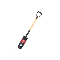 12-Gauge Drain Spade with 44.5 in. Hardwood Handle and Poly D-Grip by Bully Tools