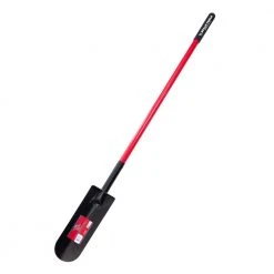 12-Gauge 14 in. Drain Spade with Fiberglass Long Handle by Bully Tools