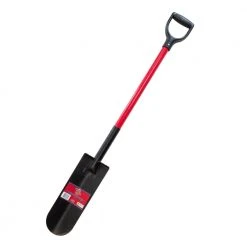 12-Gauge 14 in. Drain Spade with Fiberglass D-Grip Handle by Bully Tools