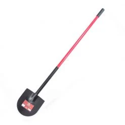 12-Gauge Weighted Caprock/Pony Shovel with Fiberglass Long Handle by Bully Tools