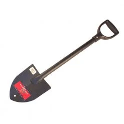 14-Gauge Round Point Trunk Shovel with Poly D-Grip Handle by Bully Tools