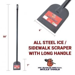 All Steel Ice and Sidewalk Scraper with Long Handle by Bully Tools 13 All Steel Ice and Sidewalk Scraper with Long Handle by Bully Tools -GARDEN TOOLS Shop bully tools specialty garden tools 92200 fa 1000