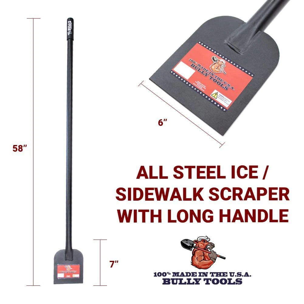 All Steel Ice and Sidewalk Scraper with Long Handle by Bully Tools 8 All Steel Ice and Sidewalk Scraper with Long Handle by Bully Tools - Image 6