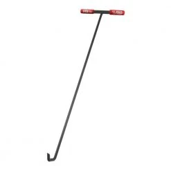 36 in. Manhole Cover Hook with Steel T-Style Handle by Bully Tools