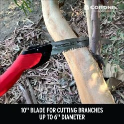 RazorTOOTH 10 in. High Carbon Steel Blade with Ergonomic Non-Slip Handle Folding Pruning Saw by Corona -GARDEN TOOLS Shop corona pruning saws rs16150cch 1d 1000
