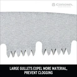 RazorTOOTH 21 in. High Carbon Steel Blade with Ergonomic Textured D-Handle Grip Raker Tooth Saw by Corona 12 RazorTOOTH 21 in. High Carbon Steel Blade with Ergonomic Textured D-Handle Grip Raker Tooth Saw by Corona -GARDEN TOOLS Shop corona pruning saws rs16290 40 1000