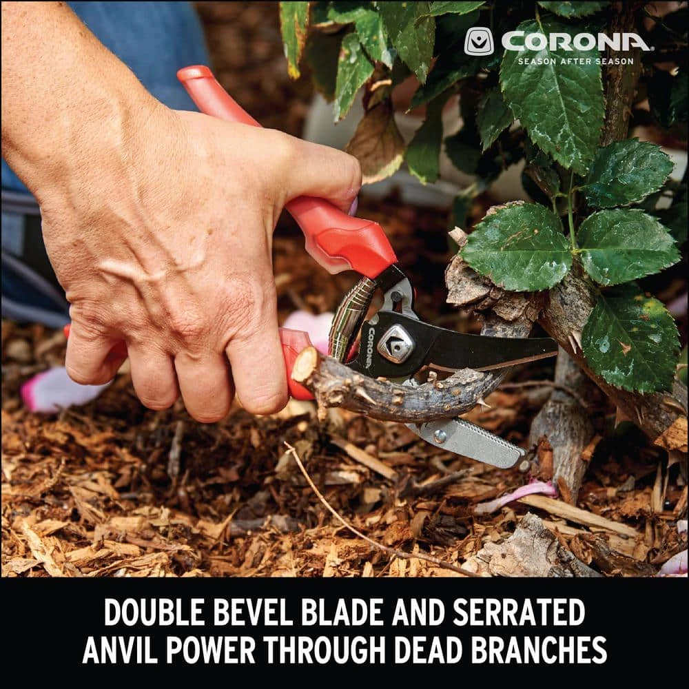 ComfortGEL 3 in. High Carbon Steel Blade with Full Steel Core Handles Anvil Hand Pruner by Corona 4 ComfortGEL 3 in. High Carbon Steel Blade with Full Steel Core Handles Anvil Hand Pruner by Corona - Image 2