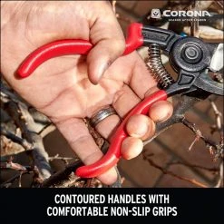 ErgoACTION 2.875 in. High Carbon Steel Blade with Full Steel Core Handles Bypass Hand Pruner by Corona -GARDEN TOOLS Shop corona pruning shears bp 3640 66 1000