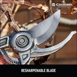 ErgoACTION 3.125 in. High Carbon Steel Blade with Full Steel Core Handles Bypass Hand Pruner by Corona -GARDEN TOOLS Shop corona pruning shears bp 3670 a0 1000