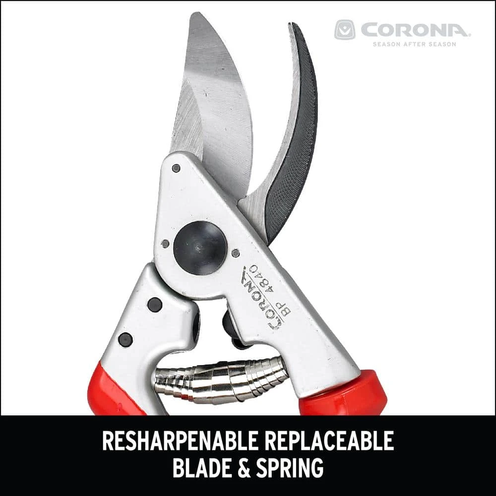 2.625 in. High Carbon Steel Blade with Forged Rolling Aluminum Handles Bypass Hand Pruner by Corona 6 2.625 in. High Carbon Steel Blade with Forged Rolling Aluminum Handles Bypass Hand Pruner by Corona - Image 4