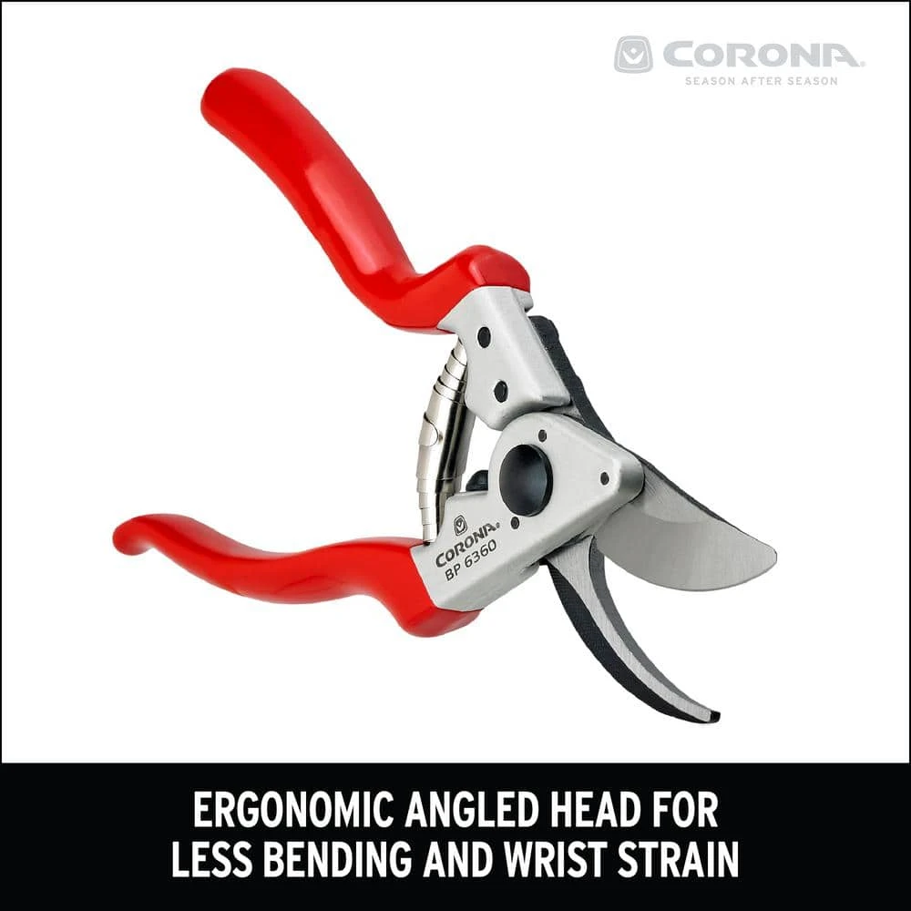 2.625 in. Angled High Carbon Steel Blade with Forged Aluminum Handles Right-Handed Bypass Hand Pruner by Corona 5 2.625 in. Angled High Carbon Steel Blade with Forged Aluminum Handles Right-Handed Bypass Hand Pruner by Corona - Image 3