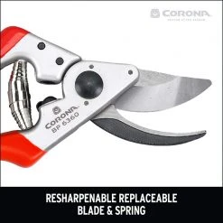 2.625 in. Angled High Carbon Steel Blade with Forged Aluminum Handles Right-Handed Bypass Hand Pruner by Corona 14 2.625 in. Angled High Carbon Steel Blade with Forged Aluminum Handles Right-Handed Bypass Hand Pruner by Corona -GARDEN TOOLS Shop corona pruning shears bp 6360 a0 1000