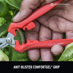 Comfortgel 1.75 in. Stainless Steel Leaf and Stem Micro Snips by Corona -GARDEN TOOLS Shop corona pruning shears fs 3214d 1f 1000