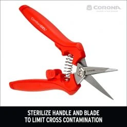 Comfortgel 1.75 in. Stainless Steel Leaf and Stem Micro Snips by Corona -GARDEN TOOLS Shop corona pruning shears fs 3214d 4f 1000